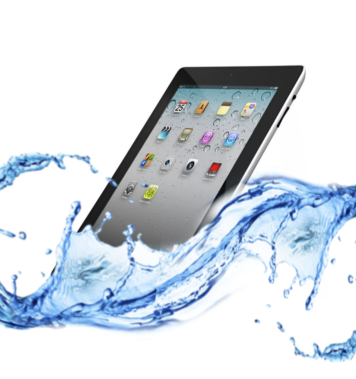 Чистка iPad 2 после воды