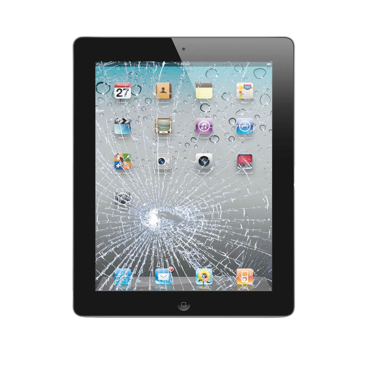 Ремонт по замене стекла на iPad 2
