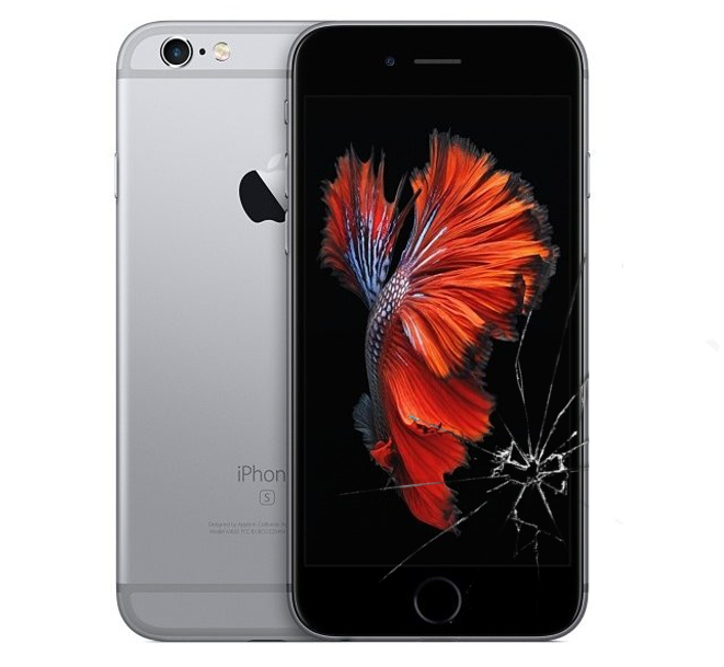 Разбито стекло iPhone 6
